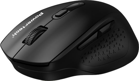 Powertech PT-1578 Ασύρματο Εργονομικό Bluetooth Ποντίκι Μαύρο