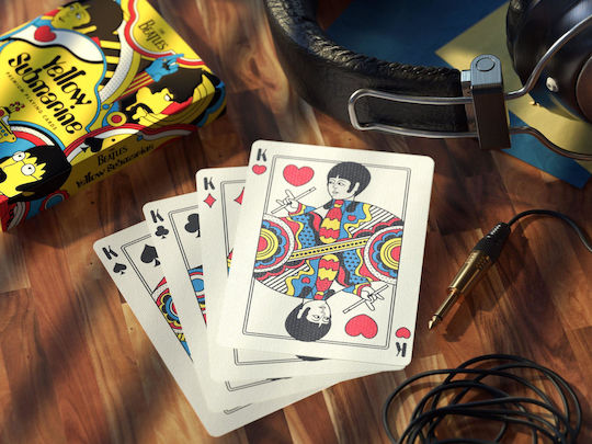Theory11 Συλλεκτική Τράπουλα Πλαστική για Poker Κίτρινη