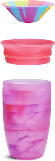 Munchkin Baby & Toddler Cups Miracle 360° Sippy Cup Tropical Swirl Plastic Pink Tropical Swirl Fuchsia 296ml for 12m+
