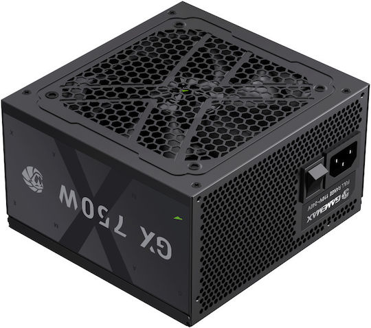 GameMax GX 750GF 750W Μαύρο Τροφοδοτικό Υπολογιστή Full Modular 80 Plus Gold