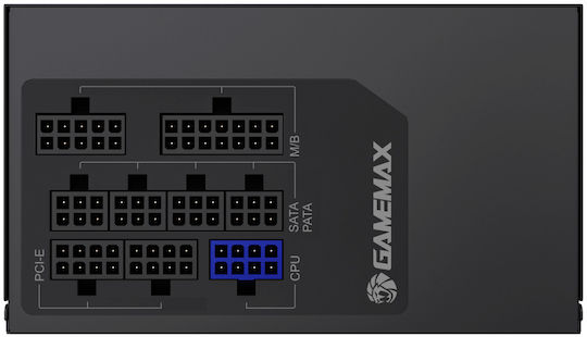 GameMax GX 750GF 750W Μαύρο Τροφοδοτικό Υπολογιστή Full Modular 80 Plus Gold