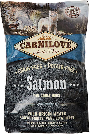 Carnilove Salmon Adult 1.5kg Dry Food Grain-Free for Adult Dogs with Salmon