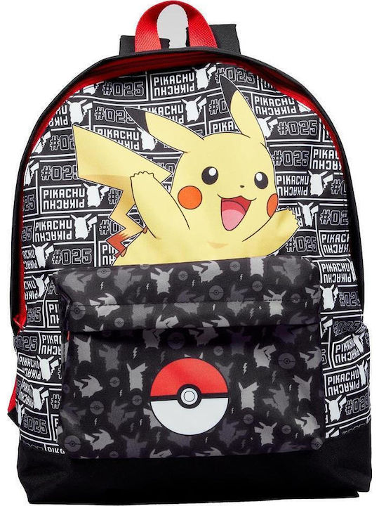 Pokemon School Bag Backpack Elementary, Elementary Black 13Liters