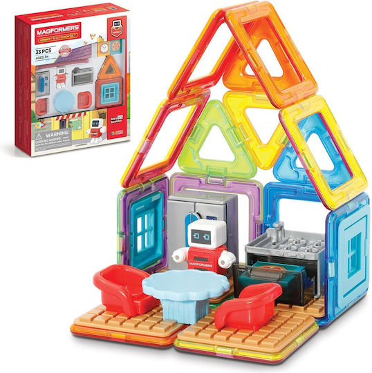 Magformers Μαγνητικό Παιχνίδι Κατασκευών House Minibot's Kitchen