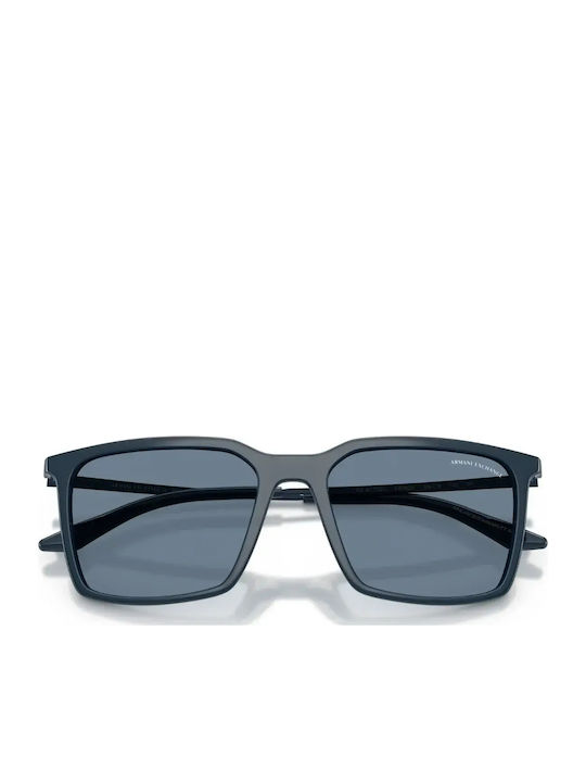 Armani Exchange Мъжки Слънчеви Очила с Син Пластмасов Рамки и Сини Стъкла AX4170SU 84062V