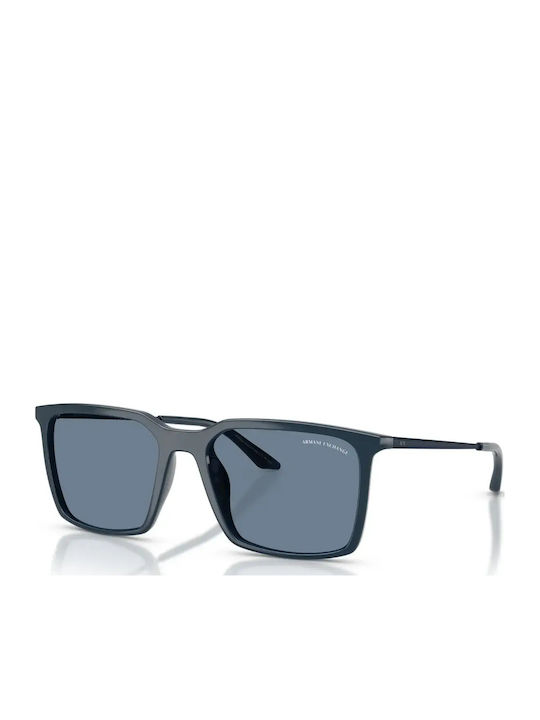 Armani Exchange Мъжки Слънчеви Очила с Син Пластмасов Рамки и Сини Стъкла AX4170SU 84062V