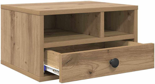 Vidaxl Stand Pentru Imprimantă Stejar Artizan 40 X 32 X 24 Cm Lemn Prelucrat