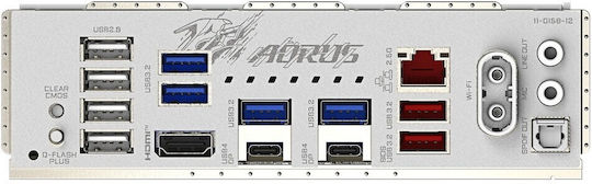Gigabyte X870M AORUS ELITE ICE Wi-Fi Дънна Платка Micro ATX с AMD AM5 Сокет