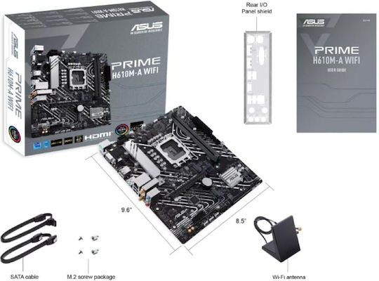 Asus PRIME H610M-A Дънна Платка ATX с AMD AM5 Сокет 90MB1MJ0-M0EAY0