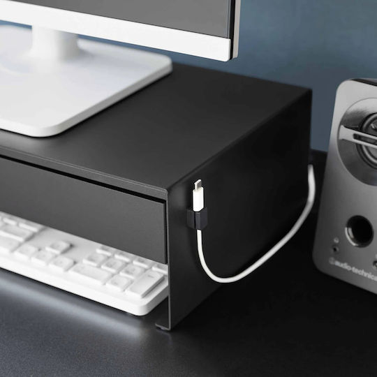 Yamazaki Schreibtisch Computer Monitor Ständer Mit Schublade (10188)