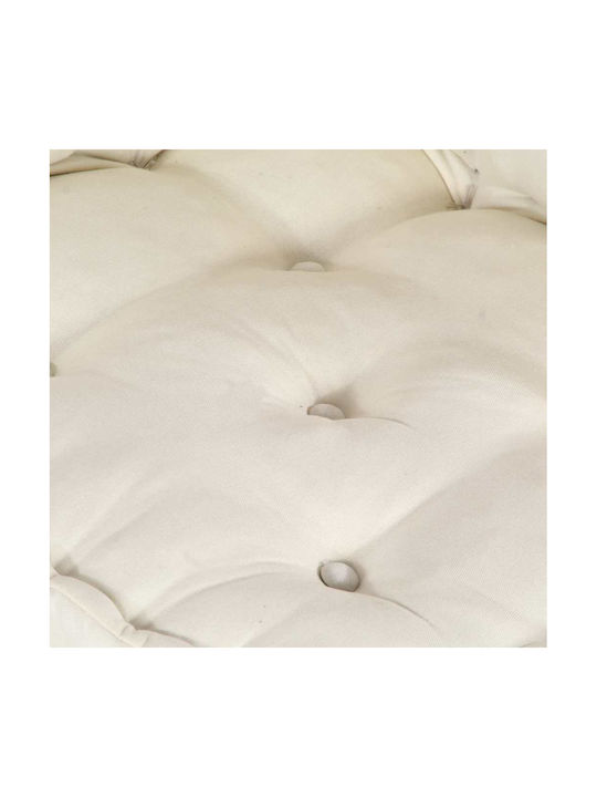 vidaXL Perne Pentru Scaune De Grădină Cu Spătar Crem 2 Buc 120x80 Cm