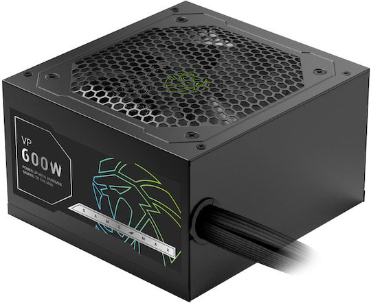 GameMax VP-600S 600W Black Power Supply Full Wired 80 Plus Standard
