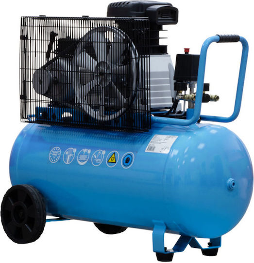 Airpress Μονοφασικό Κομπρεσέρ Αέρος 97dB με Ισχύ 3hp και Αεροφυλάκιο 90lt