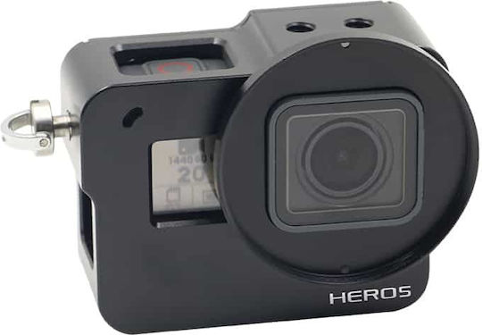 Frame Frame Gopro Hero 5 6 7 Hero 2018 Uv Filter Aluminum Black