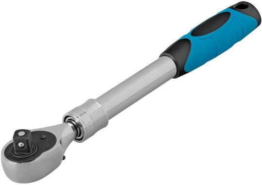 Gross Teleskopisch Ratschen 72 Zähne mit Vierkant 1/2" Länge 44.5cm.