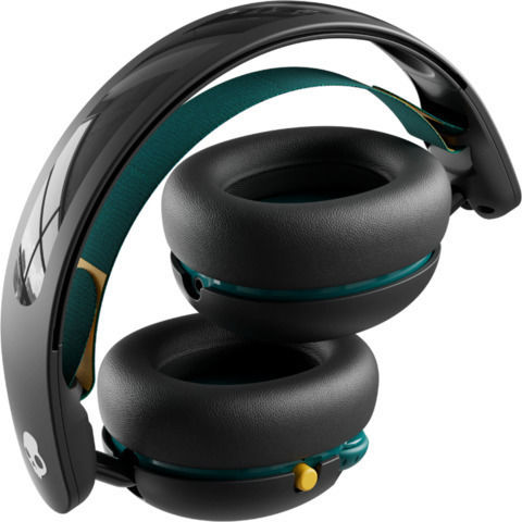 Skullcandy Grom Ασύρματα / Ενσύρματα Παιδικά Over Ear Ακουστικά με 45 ώρες Λειτουργίας Μαύρα