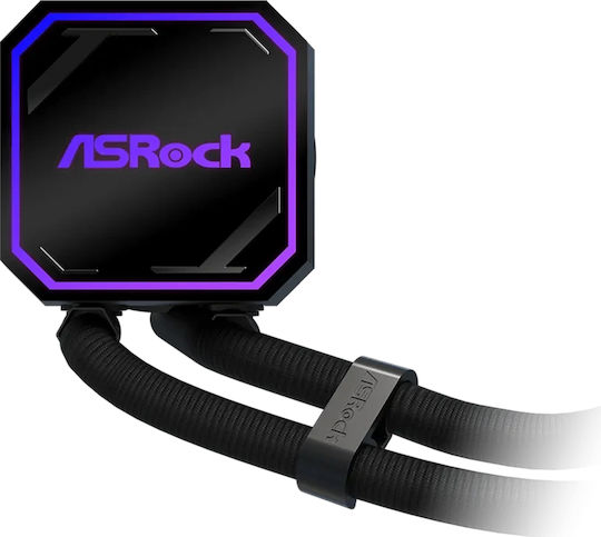 ASRock Pro 240 Υδρόψυξη AIO CPU με 2 Ανεμιστήρες 120mm και ARGB Φωτισμό