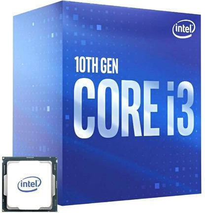 Intel Core i3-10100 3.6GHz Επεξεργαστής 4 Πυρήνων για Socket 1200 σε Κουτί με Ψύκτρα