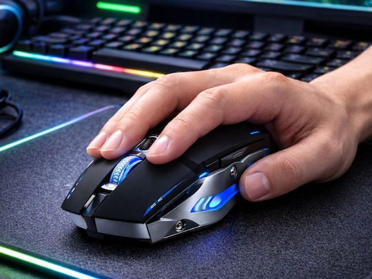 T-Wolf Q15 Ασύρματο Gaming Ποντίκι Star Black