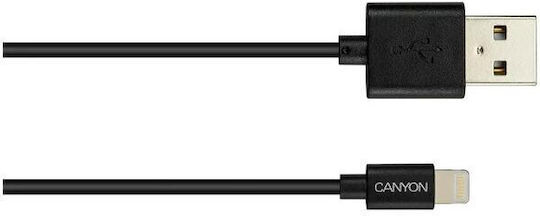 Canyon USB-A zu Blitzkabel Kabel 12W Schwarzes 1m