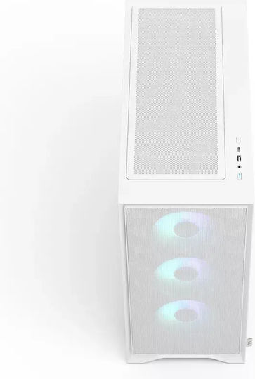 Fractal Design Design Pop 2 Air Gaming Midi Tower Computer Case with White Side Window
