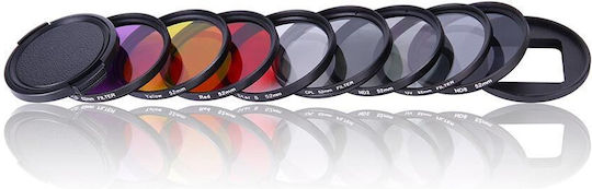 10-in-1 Filter Kit Gopro Hero 5 6 7 Hero 2018 52mm Adapter
