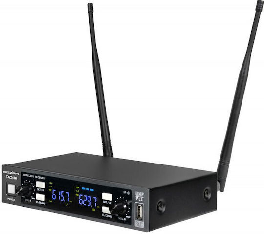 ZZiPP TXZZ416 Set Drahtloses Dynamisches Mikrofon Kopf & 2x Bodypack 606-630MHz