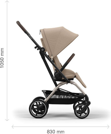 Cybex Eezy S Twist+2 TPE B Reversible Baby Stroller Suitable for Newborn Stormy Blue