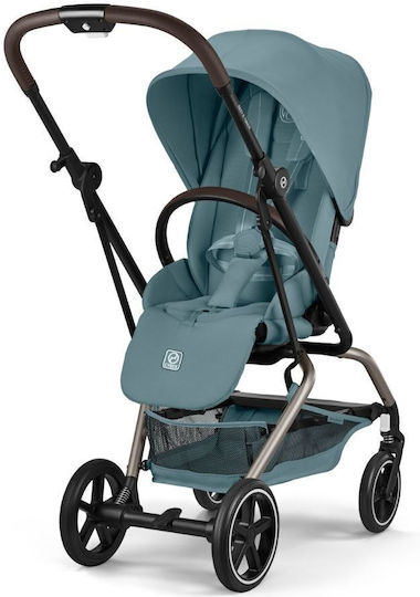 Cybex Eezy S Twist+2 TPE B Reversible Baby Stroller Suitable for Newborn Stormy Blue