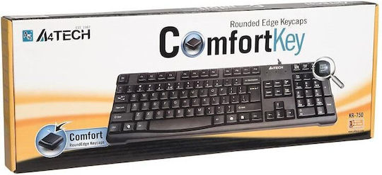 A4Tech KR-750 Πληκτρολόγιο Αγγλικό US