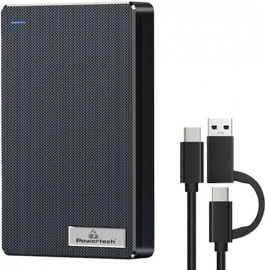 Powertech Θήκη για Σκληρό Δίσκο 2.5" SATA III με σύνδεση USB2.0