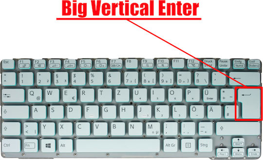 Deutsche Tastatur Für Laptop German Laptop Keyboard Sony Vaio Sve14a Sve14 Svs14 Sve14a2m1r 149114711us 9z.n6bbf.r01 149009951la 149118711es 149113211ch De Nο Frame Green Κωδ.40322denofrgreen