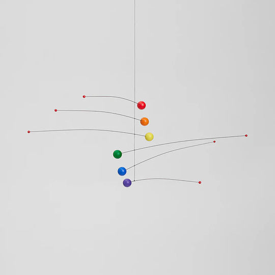 Flensted Multicolour Mobile Rainbow
