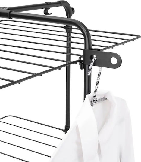 Brabantia Hangon Tower Πτυσσόμενη Απλώστρα Δαπέδου με Ρόδες με Μήκος Απλώματος 23m