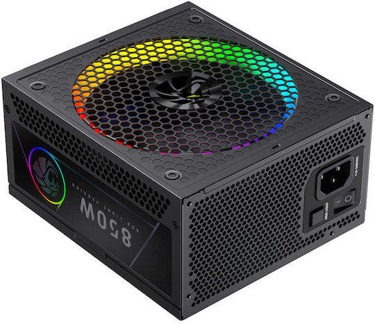 GameMax RGB PRO 850G 850W Μαύρο Τροφοδοτικό Υπολογιστή Full Modular 80 Plus Gold