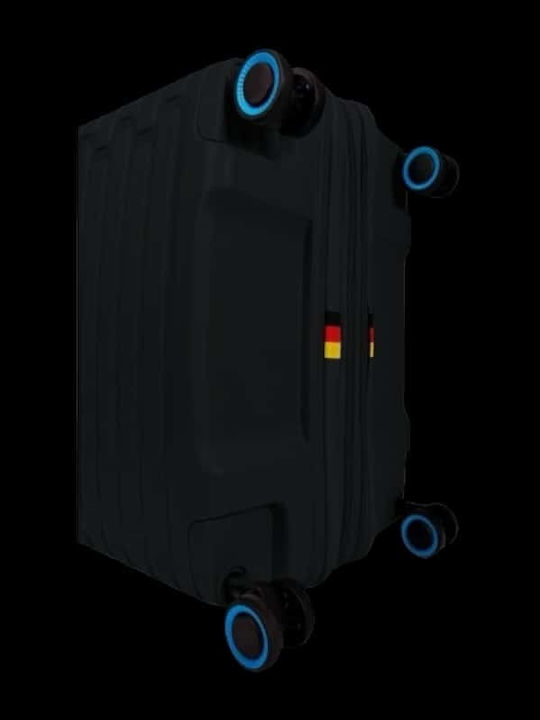Bg Berlin Expandable Μεγάλη Βαλίτσα Ταξιδίου Σκληρή Μαύρη με 4 Ρόδες Ύψους 76εκ.