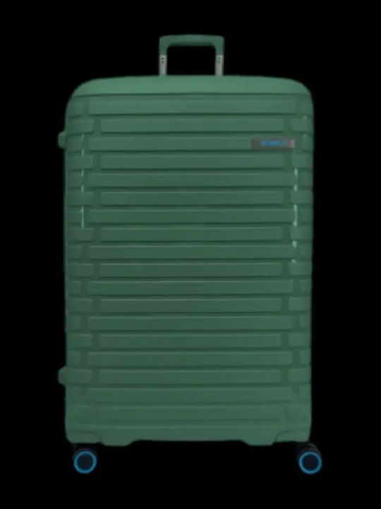 Bg Berlin Μεγάλη Βαλίτσα Ταξιδίου Dark Green με 4 Ρόδες Ύψους 76εκ.