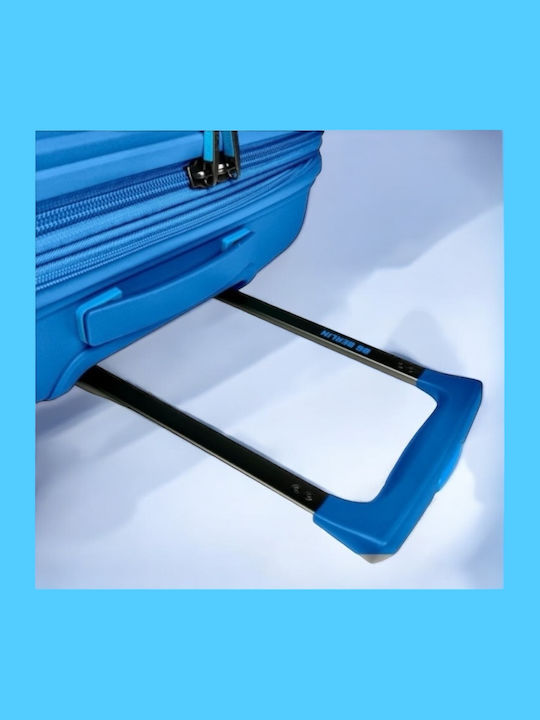 Bg Berlin Expandable Βαλίτσα Ταξιδίου Καμπίνας Σκληρή Soda Blue με 4 Ρόδες Ύψους 54εκ.