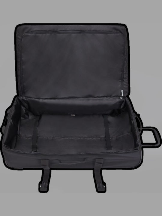 Kipling Μεγάλη Βαλίτσα Ταξιδίου Υφασμάτινη Black με 4 Ρόδες Ύψους 76εκ.