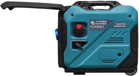 Könner & Söhnen Αθόρυβη Γεννήτρια Βαλιτσάκι Inverter Βενζίνης Τετράχρονη με Χειροκίνητη - Αυτόματη Μίζα