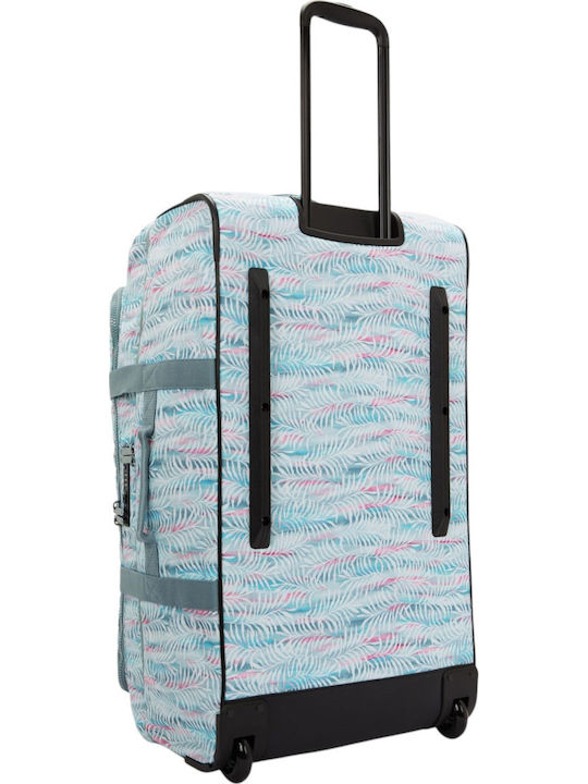 Kipling Valiză Mare De Călătorie Din Material Textil Palmtree Leaves Cu 4 Roți Înălțime 76 Cm