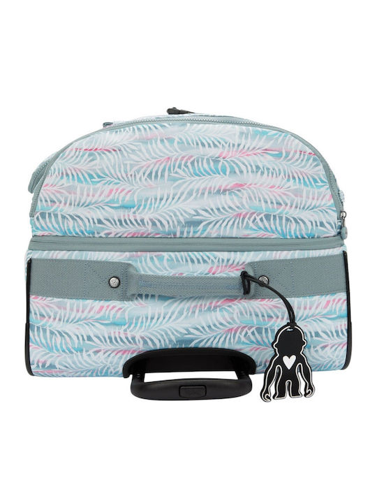 Kipling Valiză Mare De Călătorie Din Material Textil Palmtree Leaves Cu 4 Roți Înălțime 76 Cm