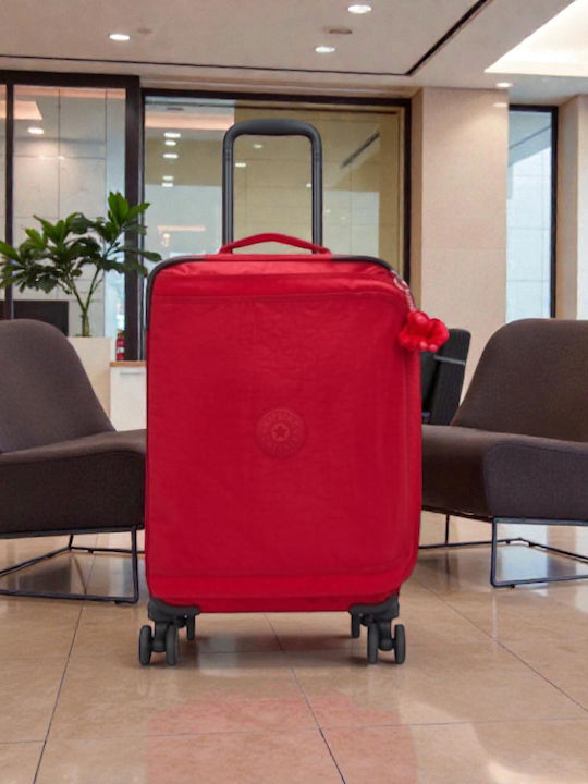Kipling Βαλίτσα Ταξιδίου Καμπίνας Ruby Red με 4 Ρόδες Ύψους 55εκ.