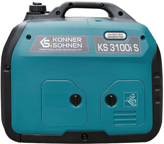 Könner & Söhnen Безшумен Инверторен Бензинов Генератор Четиритактов С Ръчен Стартер