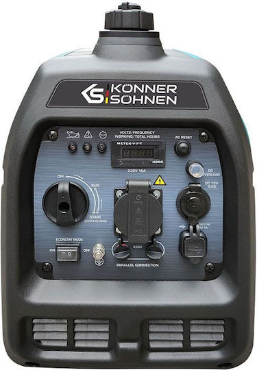 Könner & Söhnen Безшумен Инверторен Бензинов Генератор Четиритактов С Ръчен Стартер