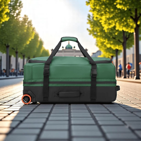 Delsey Jeep Sack Voyage 64lt Elm Green with Wheels Fabric L72xW29.5xH36.5cm