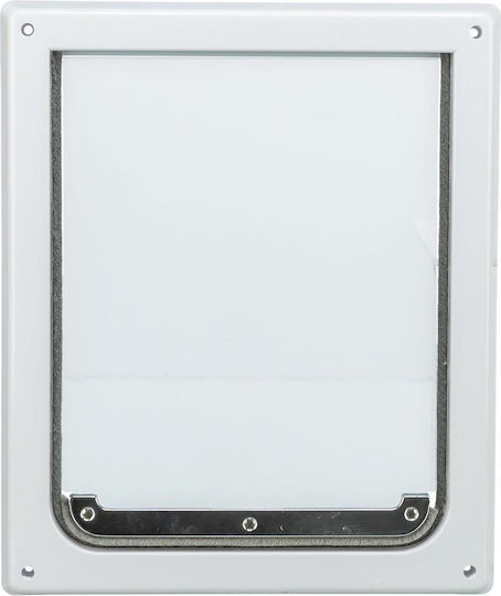 Trixie 2 Way Door Dog S/M made of Plastic in White Color 30 x 36cm