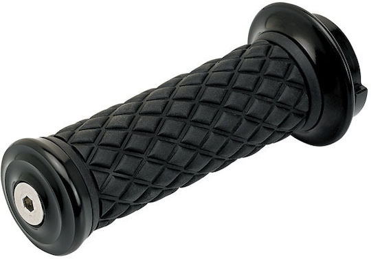 Biltwell Motorradlehenker Griffe Harley Davidson 1" Durchmesser Lenker Alumicore Griffe Schwarz