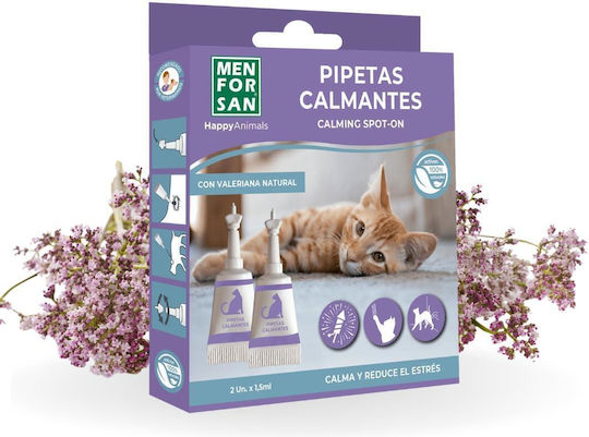 Calming No Stress Cat Ampoules Men San Soothing Valerian Essential Oil