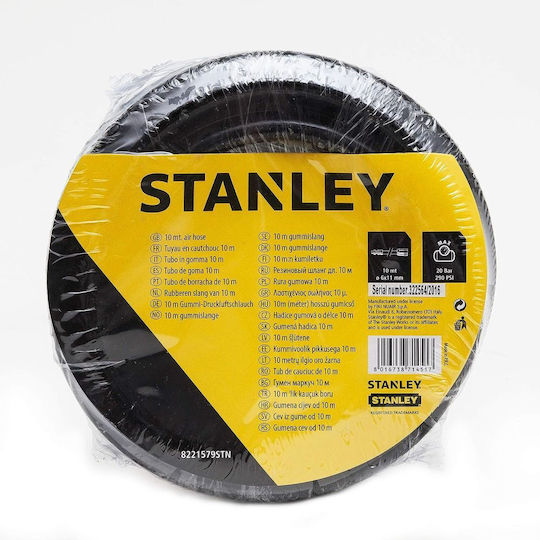 Furtun de aer PVC Stanley 6 x 11mm 10m cu conectori